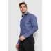 Сорочка чоловіча з довгим рукавом, колір джинс, 214R838 XL, 50, XL