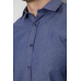 Сорочка чоловіча з довгим рукавом, колір джинс, 214R838 XL, 50, XL