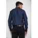 Сорочка чоловіча з довгим рукавом, колір темно-синій, 214R837 XL, 50, XL