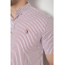 Сорочка чоловіча в смужку, колір бордовий, 214R835 5XL, 58, 5XL