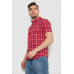 Сорочка чоловіча в клітку, колір червоний, 214R831 XXXL, 54, XXXL