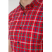 Сорочка чоловіча в клітку, колір червоний, 214R831-1 XL, 50, XL