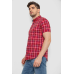 Сорочка чоловіча в клітку, колір червоний, 214R831-1 XXL, 52, XXL