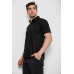 Сорочка чоловіча однотонна, колір чорний, 214R830 6XL, 60, 6XL