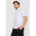 Сорочка чоловіча однотонна, колір білий, 214R830 XXXL, 54, XXXL