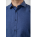 Сорочка чоловіча однотонна, колір синій, 214R817 XL, 50, XL