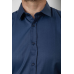 Сорочка чоловіча однотонна, колір синій, 214R816 XXXL, 54, XXXL