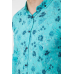 Сорочка чоловіча з принтом, колір бірюзовий, 214R812 XL, 50, XL
