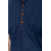 Сорочка чоловіча, колір темно-синій, 214R7543 XXL, 52, XXL
