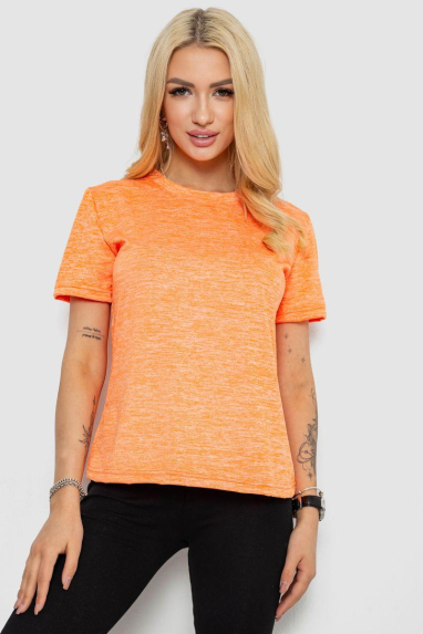 Футболка жіноча, колір помаранчевий, 244R2220 XXL, 52, XXL