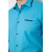 Сорочка чоловіча з принтом, колір блакитний, 214R7497 XXL, 52, XXL