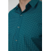Сорочка чоловіча з довгим рукавом, колір зелений, 214R7470 6XL, 60, 6XL