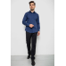 Сорочка чоловіча однотонна, колір синій, 214R7466 XL, 50, XL