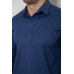 Сорочка чоловіча однотонна, колір синій, 214R7466 XL, 50, XL