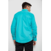 Сорочка чоловіча однотонна, колір бірюзовий, 214R7466 XXL