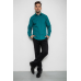 Сорочка чоловіча однотонна, колір зелений, 214R7466-1 XXL, 52, XXL