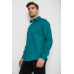Сорочка чоловіча однотонна, колір зелений, 214R7466-1 XXL, 52, XXL