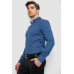 Сорочка чоловіча з принтом, колір джинс, 214R7365 XL, 50, XL