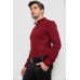Сорочка чоловіча з принтом, колір бордовий, 214R7365 XXL, 52, XXL