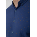 Сорочка чоловіча з принтом, колір синій, 214R7365-1 XXL