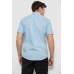 Сорочка чоловіча однотонна, колір блакитний, 214R7346 XL, 50, XL