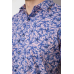 Сорочка чоловіча з принтом, колір бузковий, 214R7341 XL, 50, XL