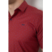 Сорочка чоловіча з принтом, колір бордовий, 214R7340 XL, 50, XL