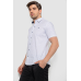 Сорочка чоловіча з принтом, колір білий, 214R7340 XL, 50, XL