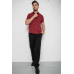 Сорочка чоловіча з принтом, колір бордовий, 214R7340-1 5XL, 58, 5XL
