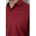 Сорочка чоловіча з принтом, колір бордовий, 214R7340-1 6XL, 60, 6XL