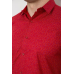 Сорочка чоловіча з принтом, колір бордовий, 214R7339 XL, 50, XL
