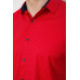 Сорочка чоловіча з принтом, колір червоний, 214R7338 6XL, 60, 6XL