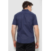 Сорочка чоловіча з принтом, колір темно-синій, 214R7332 XL, 50, XL