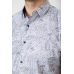 Сорочка чоловіча з принтом, колір білий, 214R7331 XXL, 52, XXL