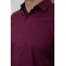 Сорочка чоловіча, колір сливовий, 214R7327 XXL, 52, XXL