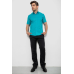Сорочка чоловіча, колір бірюзовий, 214R7327 XXL, 52, XXL