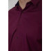 Сорочка чоловіча однотонна, колір сливовий, 214R7327-2 5XL, 58, 5XL