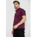 Сорочка чоловіча однотонна, колір сливовий, 214R7327-2 XXXL, 54, XXXL