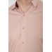 Сорочка чоловіча однотонна, колір пудровий, 214R7327-2 6XL, 60, 6XL