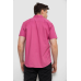 Сорочка чоловіча однотонна, колір пудровий, 214R7327-2 6XL, 60, 6XL