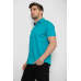 Сорочка чоловіча однотонна, колір бірюзовий, 214R7327-2 6XL, 60, 6XL