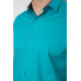 Сорочка чоловіча однотонна, колір бірюзовий, 214R7327-2 XXXL, 54, XXXL