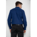 Сорочка чоловіча однотонна, колір синій, 214R7327-1 XXL