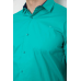 Сорочка чоловіча однотонна, колір м“ятний, 214R7327-1 XXL, 52, XXL