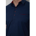 Сорочка чоловіча, колір темно-синій, 214R7326 6XL, 60, 6XL