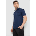 Сорочка чоловіча, колір темно-синій, 214R7326 XXXL, 54, XXXL