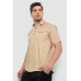 Сорочка чоловіча, колір бежевий, 214R7326 XL, 50, XL