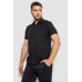Сорочка чоловіча, колір чорний, 214R7326-1 5XL, 58, 5XL