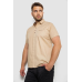 Сорочка чоловіча, колір бежевий, 214R7326-1 5XL, 58, 5XL