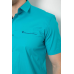 Сорочка чоловіча, колір бірюзовий, 214R7325 XXL, 52, XXL